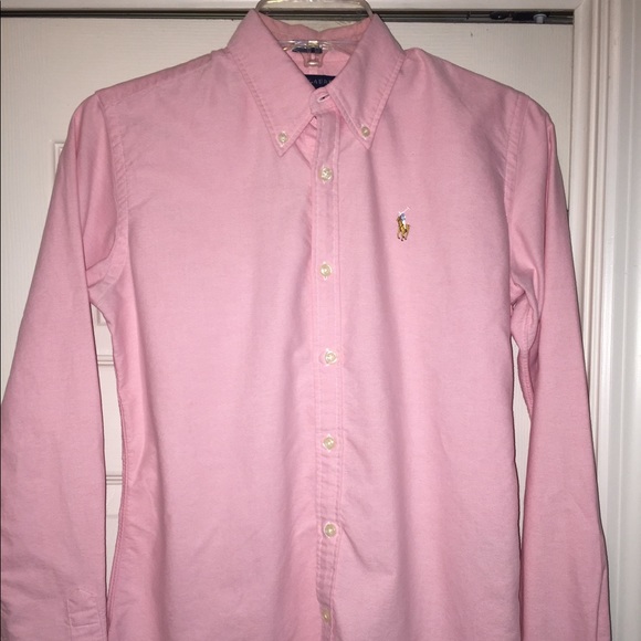 🐴Polo🐴Ralph Lauren Pink Button Down - Picture 1 of 4